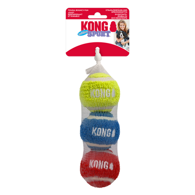 KONG Sport Softies Balls 3-pk Assorted Md