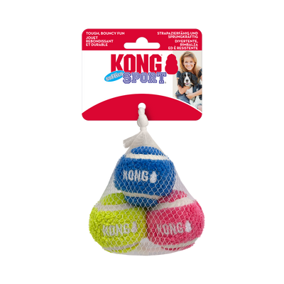 KONG Sport Softies Balls 3-pk Assorted Sm