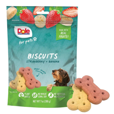 Dole Dog Biscuits Assorted Bag (banana + Strawberry) 198g