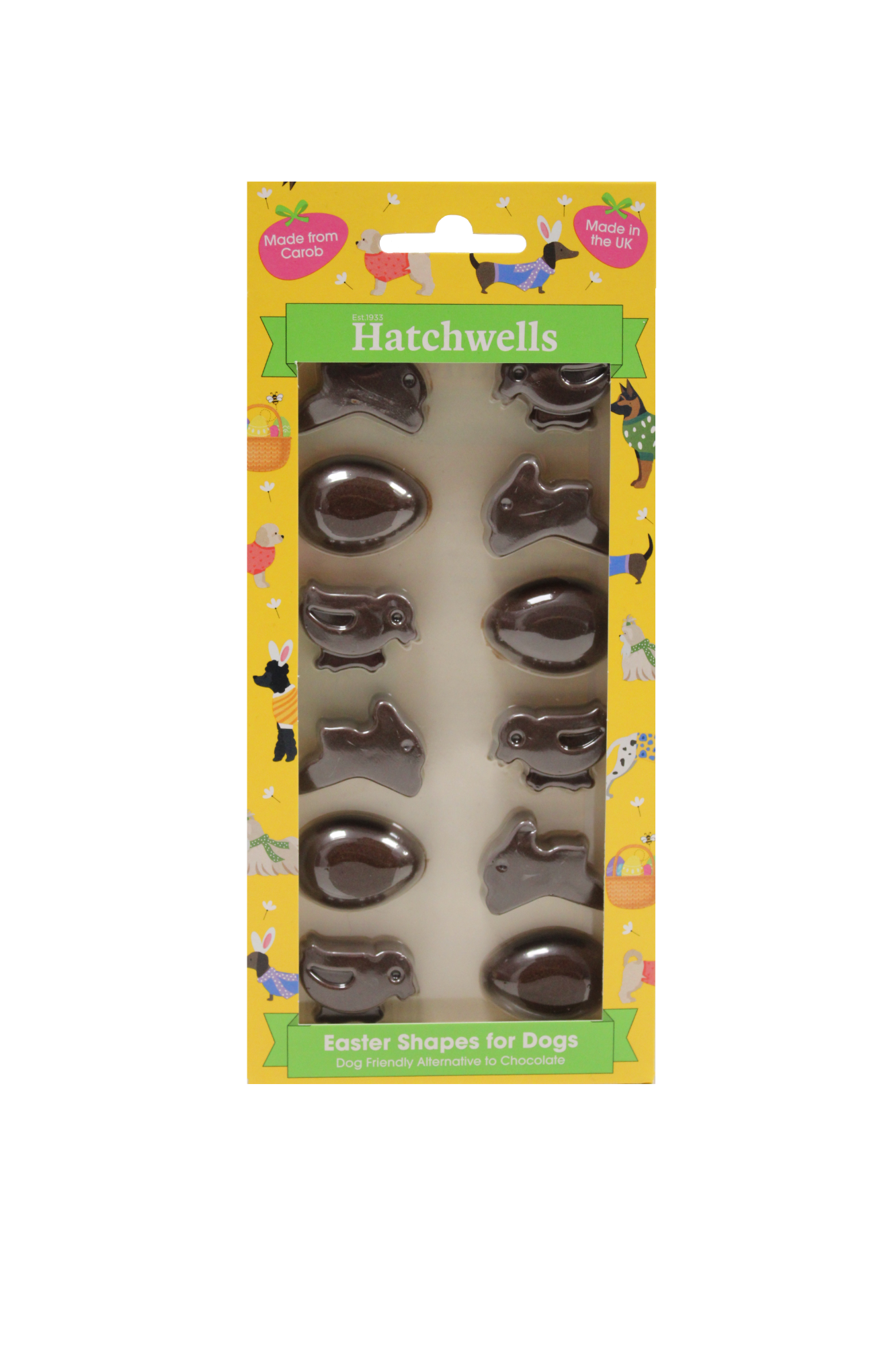 Hatchwells Easter Shapes for Dogs 40g