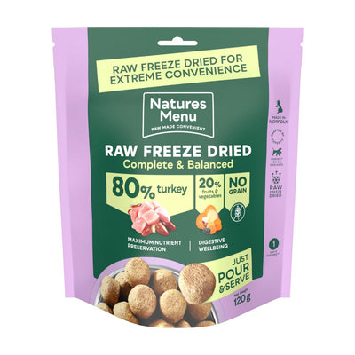 Natures Menu Complete and Balanced 80/20 Turkey 120g