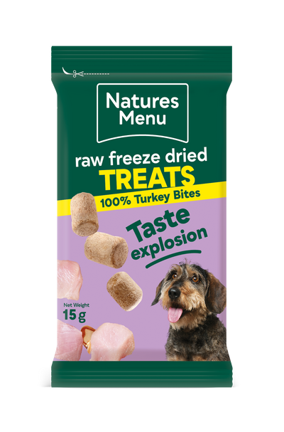 Natures Menu Freeze Dried Bites Turkey 15g