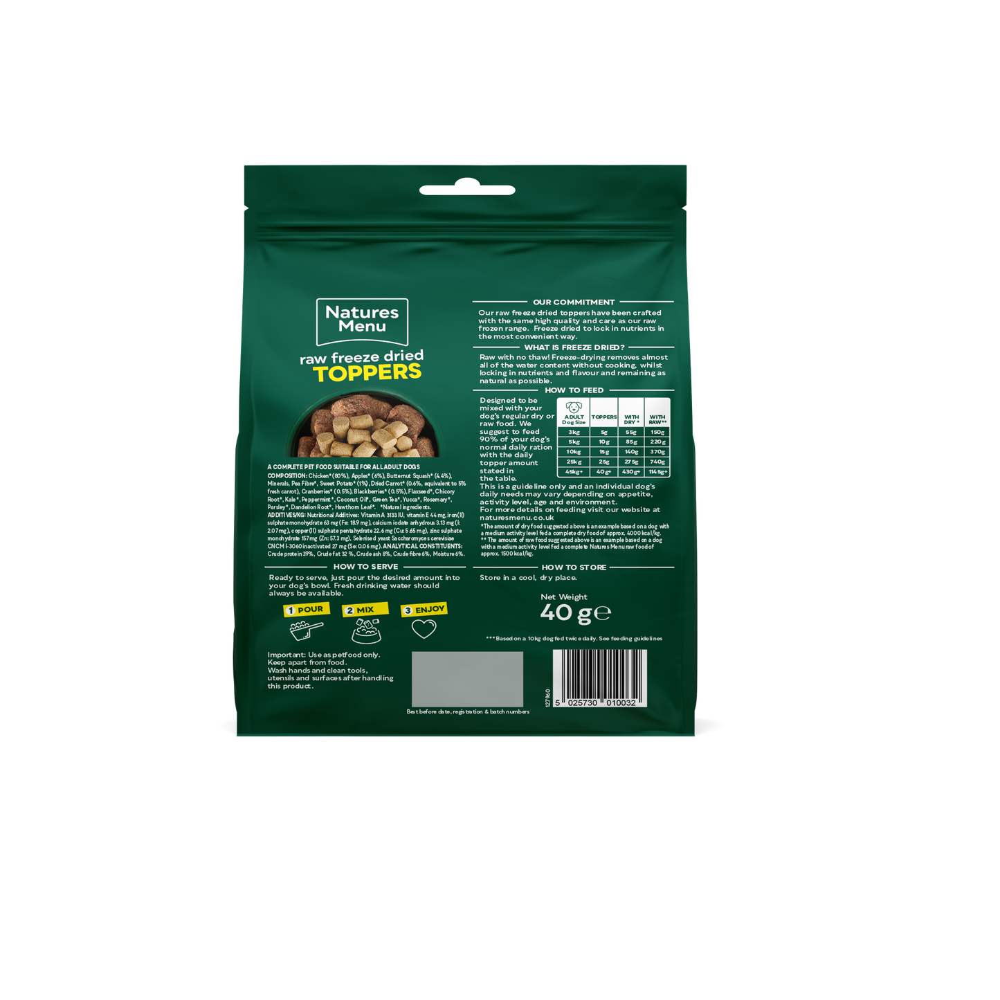 Natures Menu Topper Chicken 40g