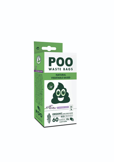 M-PETS Poo Dog Waste Bags (60 Bags) - Lavender Scented
