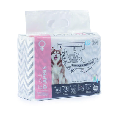 M-PETS Diapers - Female Dog - Xtra Large