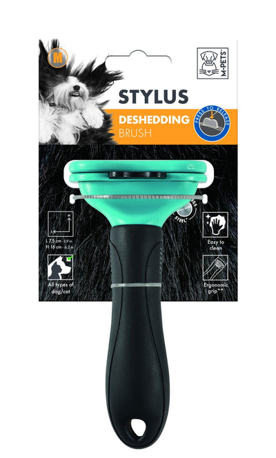 M-PETS Stylus Deshedding Brush - Medium