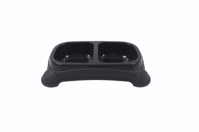M-PETS Plastic Double Bowl - 2 X 400ml