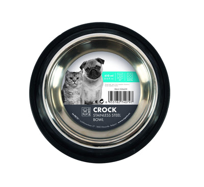 M-PETS Crock Stainless Steel Bowl - Medium