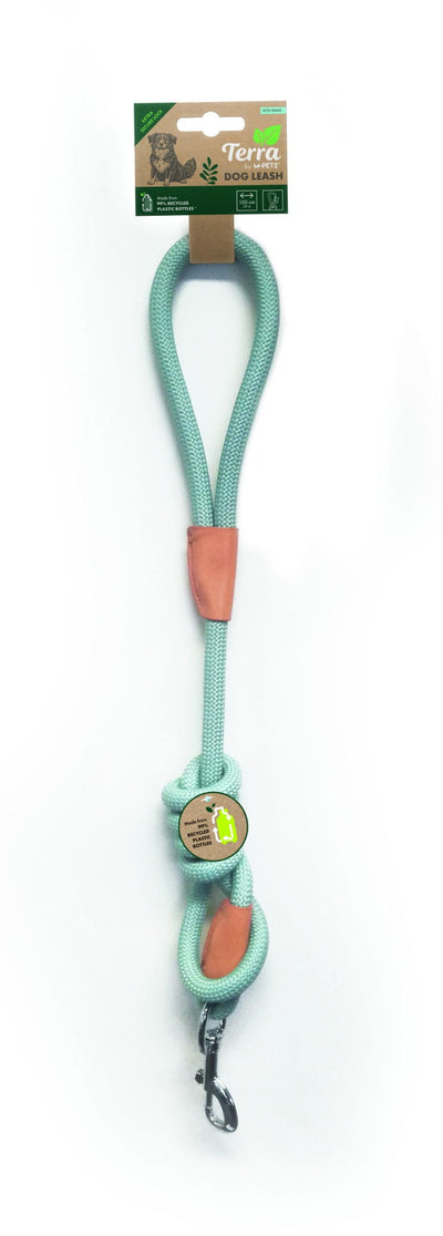 M-PETS Eco Dog Leash & Collar 2 In 1 M - Blue