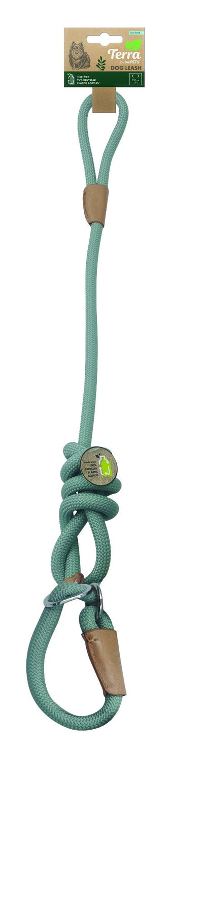 M-PETS Eco Dog Leash & Collar 2 In 1 S  - Blue