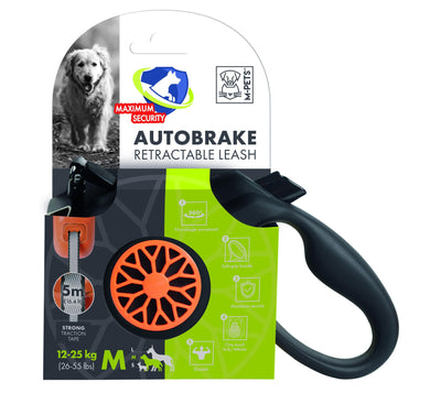 M-PETS Autobrake Retractable Smart Leash -Medium