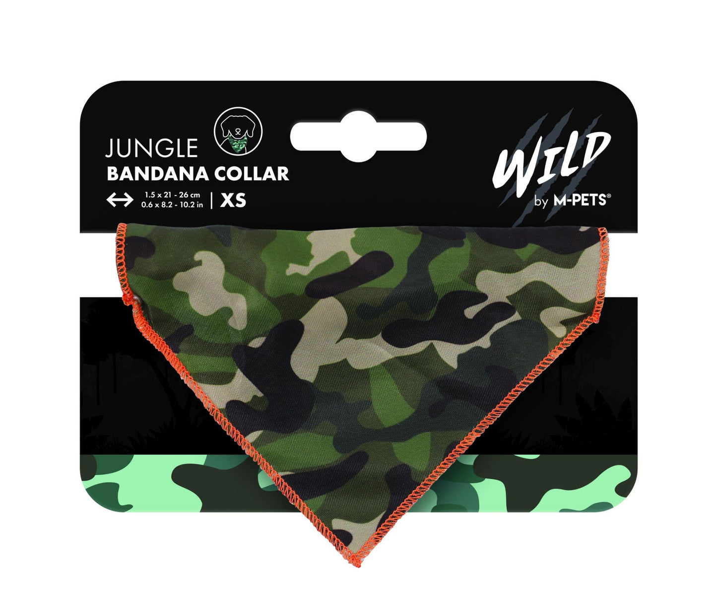 M-PETS Wild Jungle Bandana Xtra Small