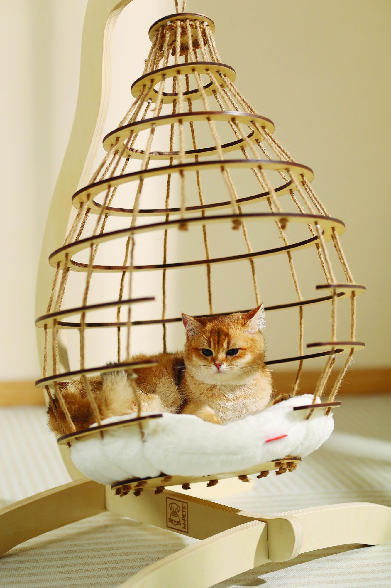 M-PETS Cloud Hanging Cat Bed With Cushion