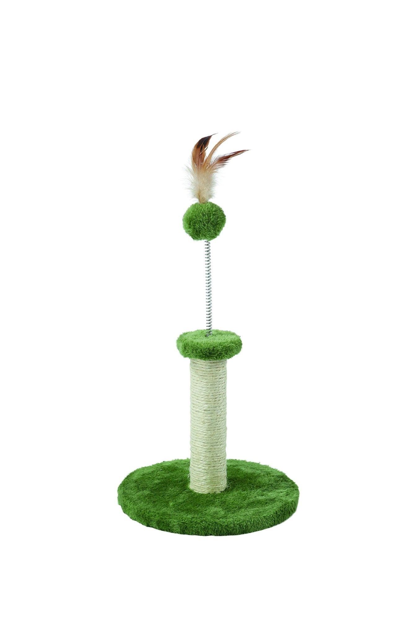 M-PETS My First Cat Tree Feather Green