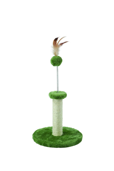 M-PETS My First Cat Tree Feather Green