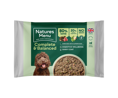 Natures Menu Complete & Balanced 80/20 Blocks Lamb 500g