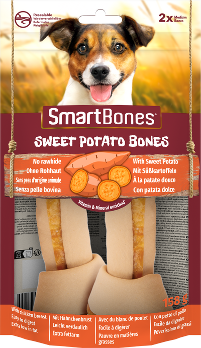 SmartBones Sweet Potato Medium 2 Pk