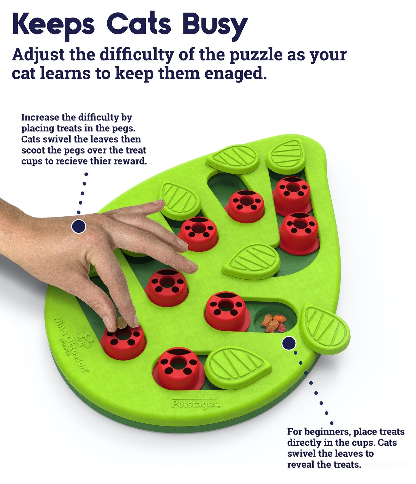 Nina Ottosson Puzzle & Play Buggin Out Green