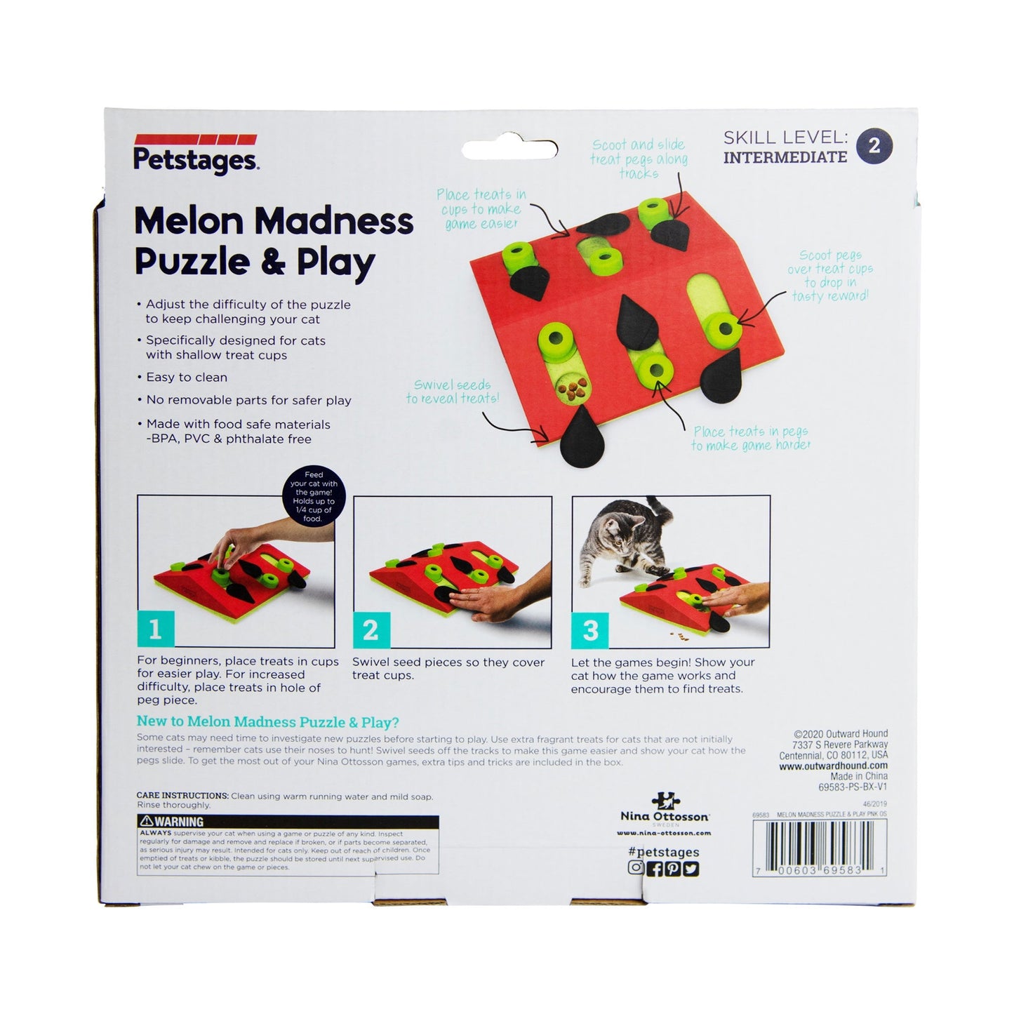 Nina Ottosson Puzzle & Play Melon Madness Pink