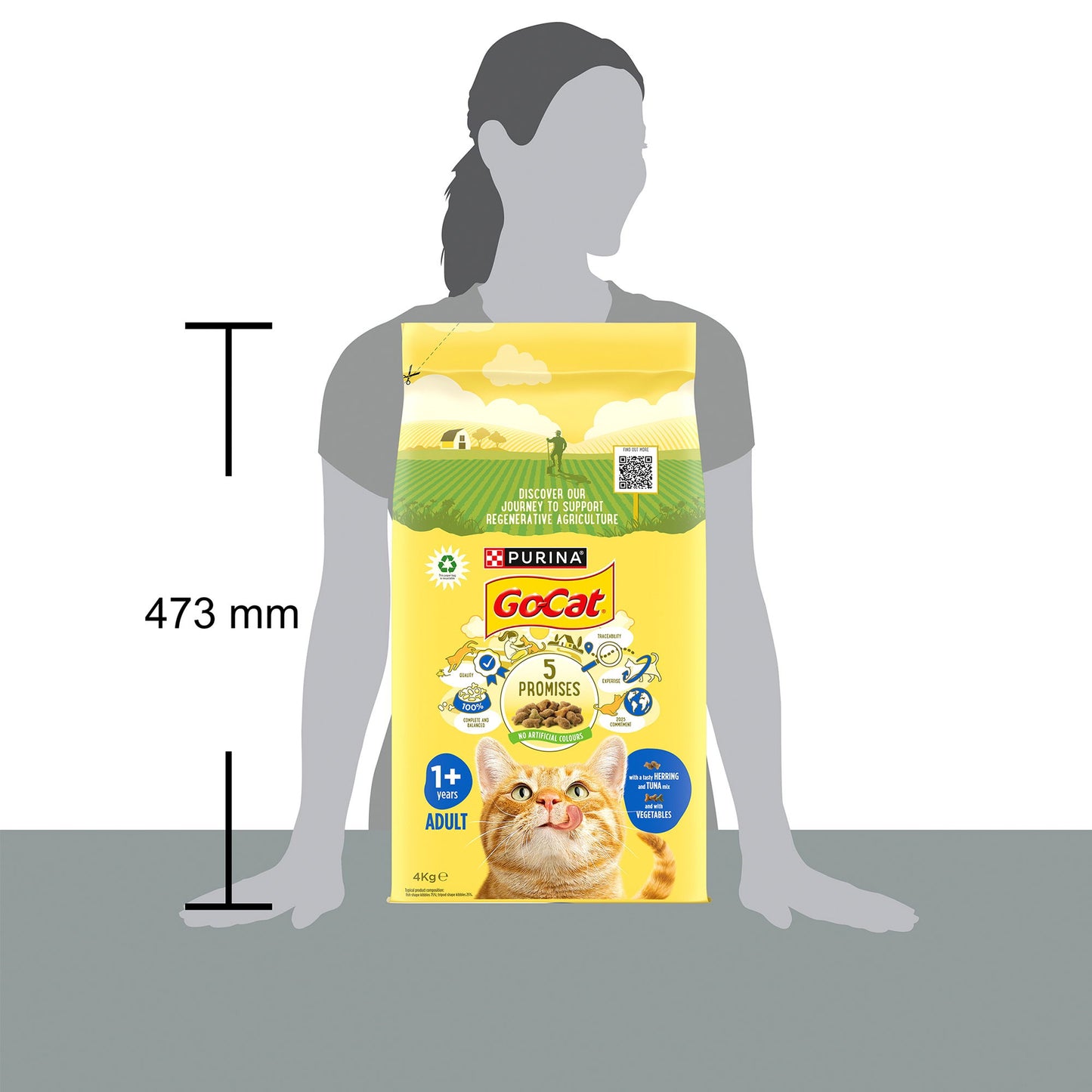 Go-Cat Complete Adult Tuna Herring & Veg 4kg