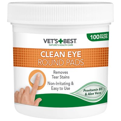 Vet's Best Clean Eye Round Pads 100pc