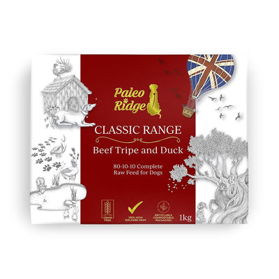 Paleo Ridge Classic Beef Tripe and Duck  1kg