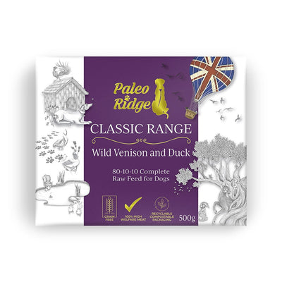 Paleo Ridge Classic Wild Venison and Duck 500g