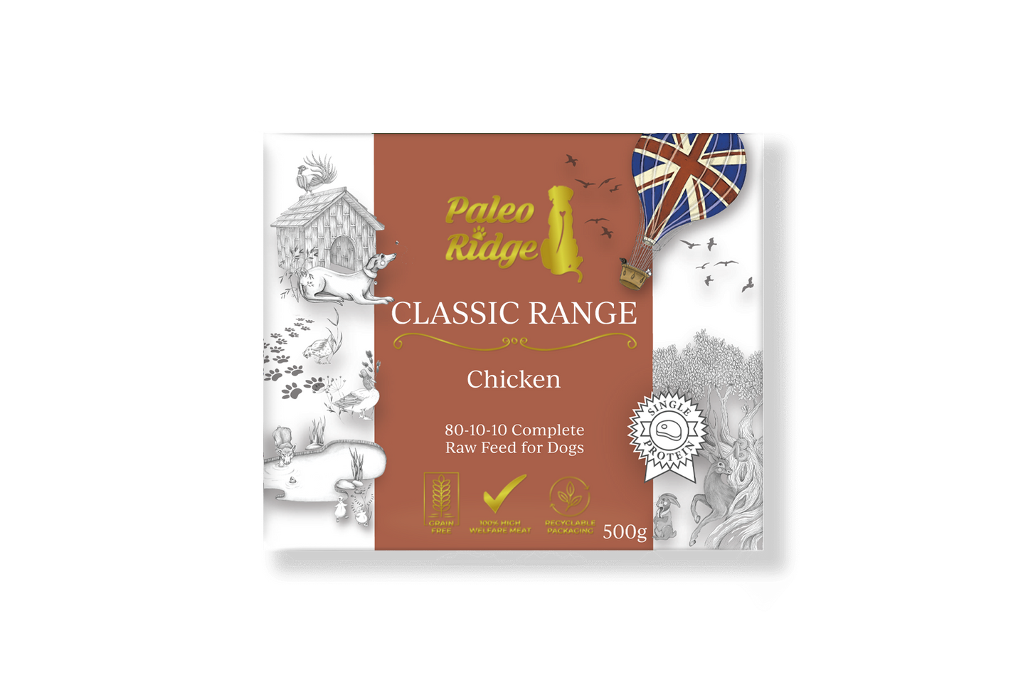 Paleo Ridge Classic Chicken 500g