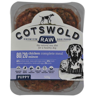 Cotswold Raw Working Dog Active Puppy Chicken Mince 500g