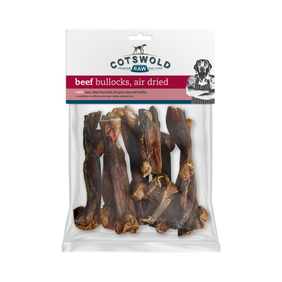 Cotswold Raw Natural Dried Treat Beef Bullocks x6