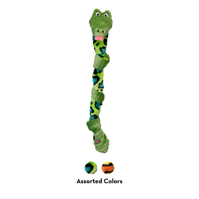 KONG Knots Snake Assorted Dog Toy - Medium/Large