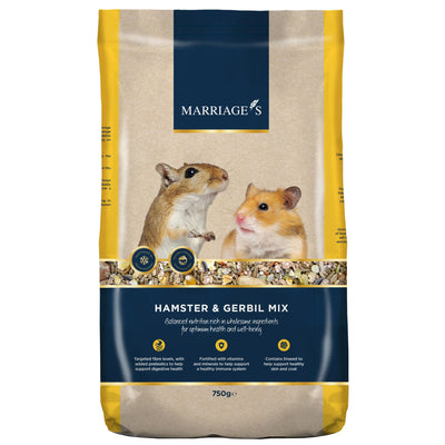 Marriages Hamster & Gerbil Mix - 750g