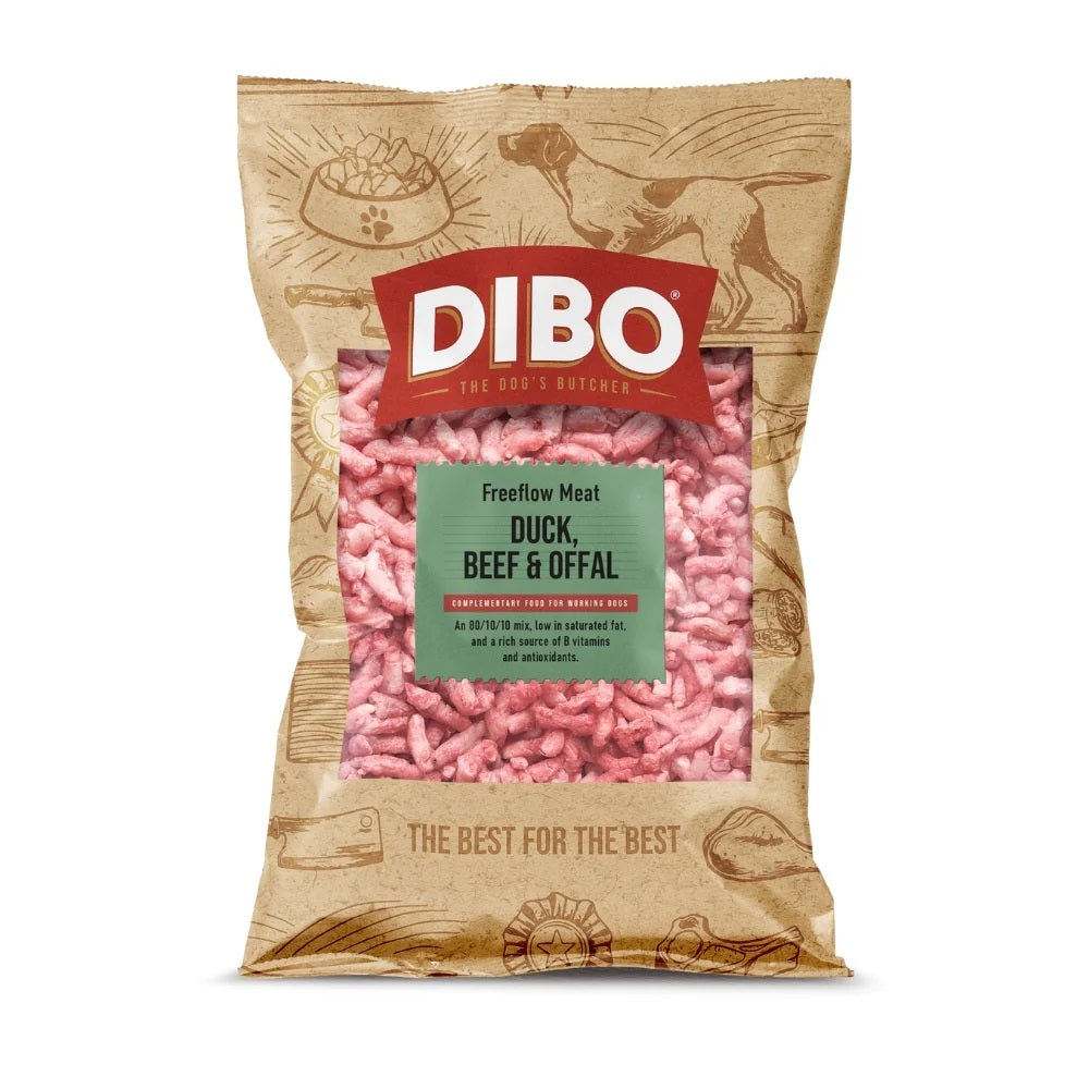 Dibo Duck Beef & Offal Freeflow 1kg