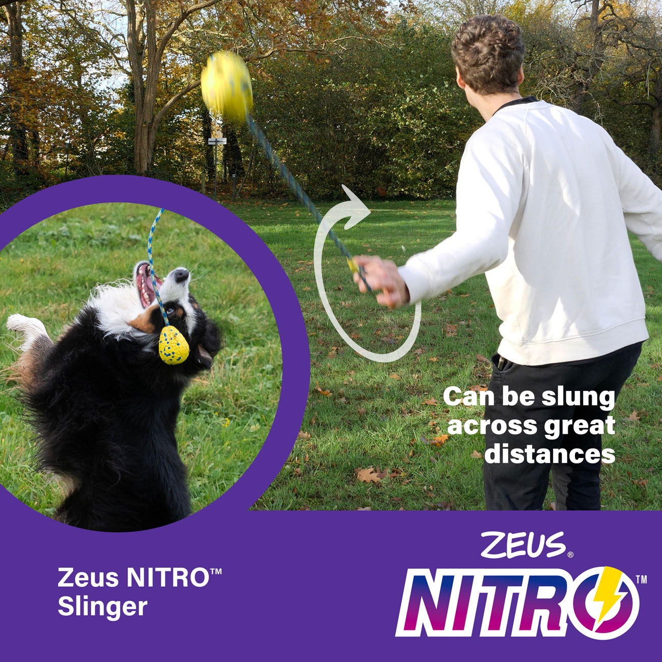 Zeus Nitro Weighted Slinger w Rope 9.2cm