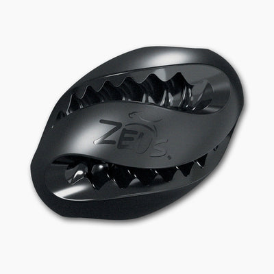 Zeus ChewChasers Treat Rugby Ball Black 12.5cm