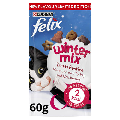 Felix Winter Mix Festive with Turkey and Cranberries 60g
