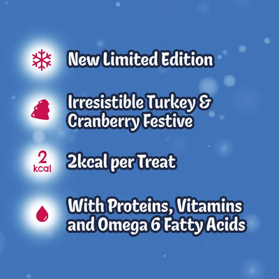 Felix Winter Mix Festive with Turkey and Cranberries 60g