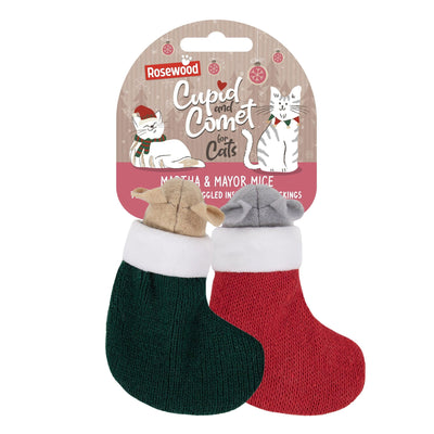 Rosewood Cupid and Comet Martha & Mayor Mice Duo