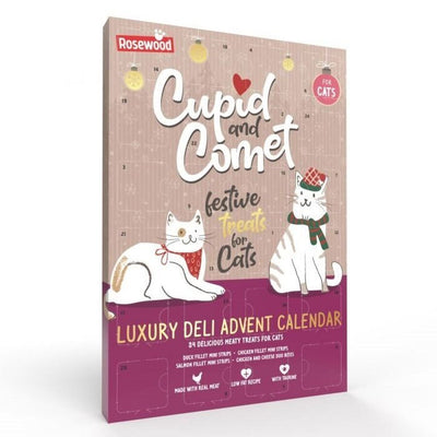 Rosewood Cupid and Comet Luxury 100% Meat Advent Calendar For Cats 30g