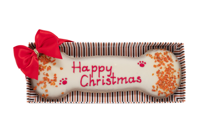 Laughing Dog Christmas Giant Bone