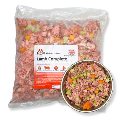 Fur Baby Nutrition Lamb Complete Frozen Dog Food  1kg