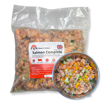 Fur Baby Nutrition Salmon Complete Frozen Dog Food 1kg