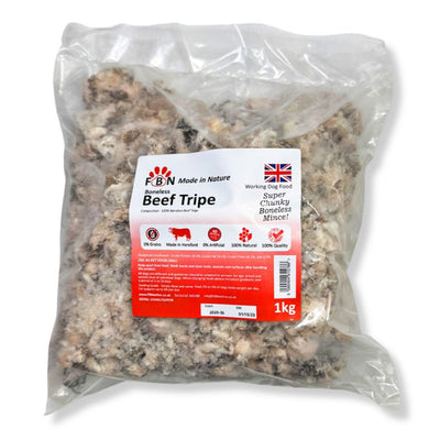 Fur Baby Nutrition Beef & Tripe Frozen Dog Food 1kg