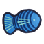 Bark Blue Rad Herring Dog Toy