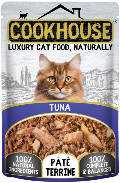 COOKHOUSE Luxury Cat Food - Fillets in Jelly - Tuna Loin - 18 x 70g
