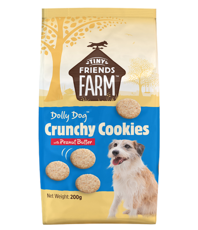 Tiny Friends Farm Dolly Dog - Crunchy Cookies with Peanut Butter 200g