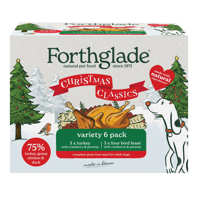 Forthglade Xmas Grain Free  Variety Pack 6 x 395g