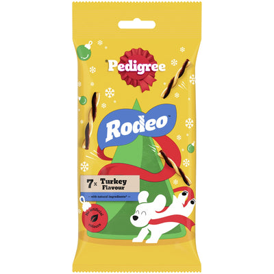 Pedigree Christmas Rodeo Dog Treats With Turkey 7 Sticks