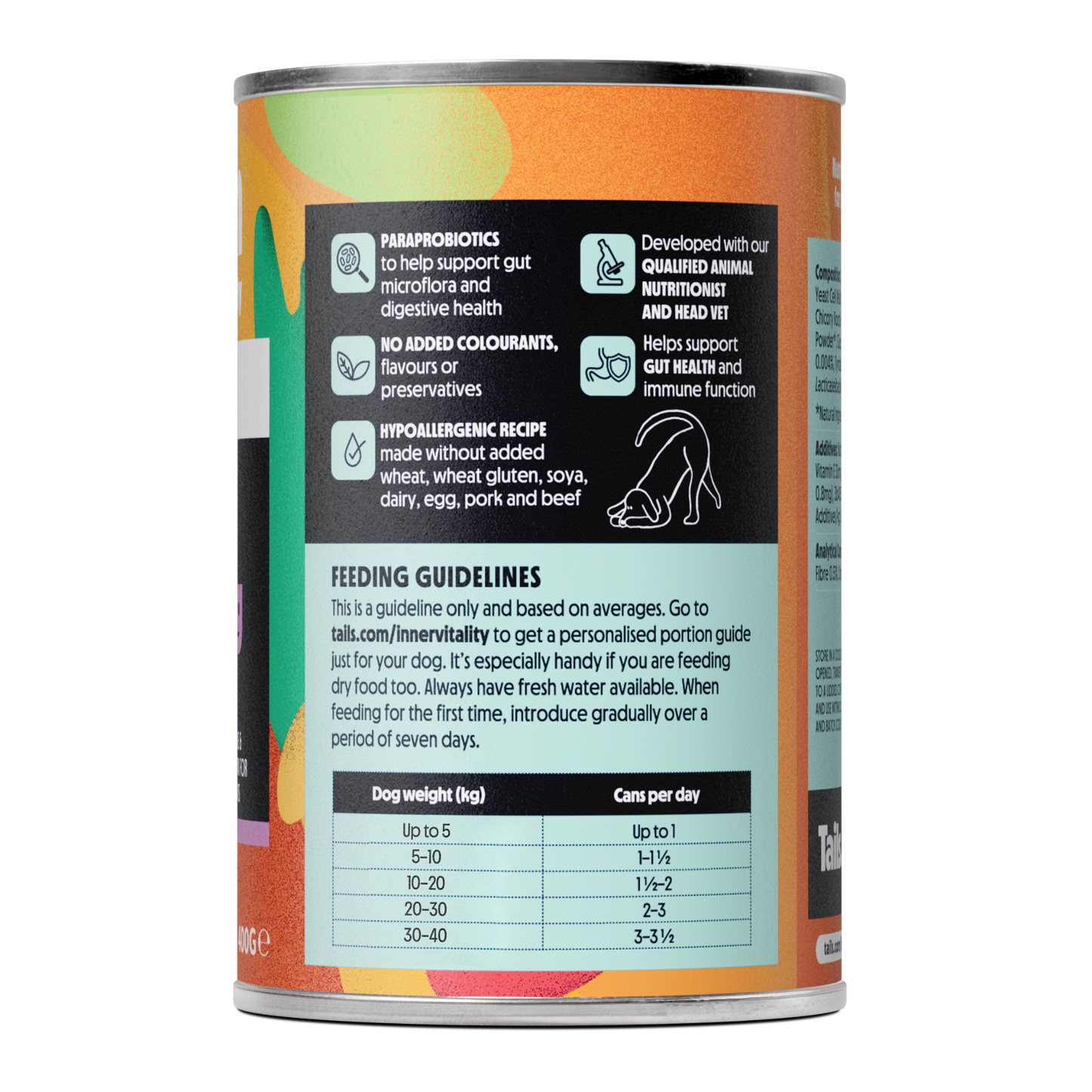Tails.com Inner Vitality Mature Chicken Can 400g