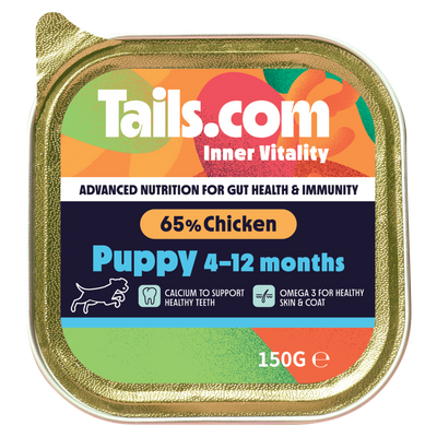 Tails.com Inner Vitality Puppy Chicken Alu Tray 150g
